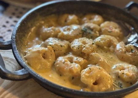 gambori u pikantnom sosu od šafrana